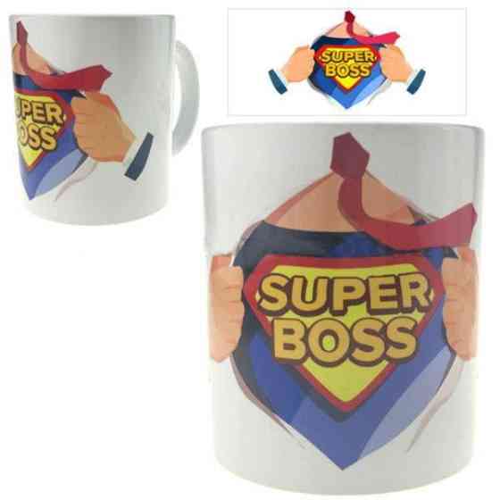 Кружка керамическая для начальника Super Boss Киев