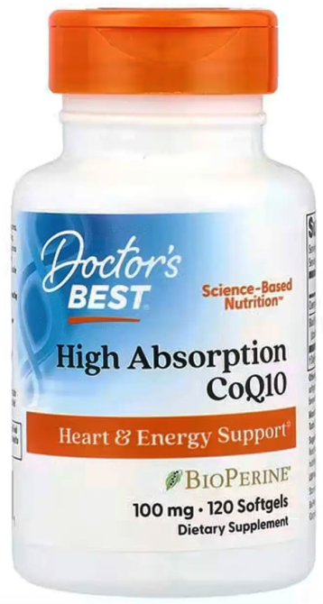 Коензим Q10 Doctorʼs Best CoQ10 100 мг 120 гел капс Київ - фото 1
