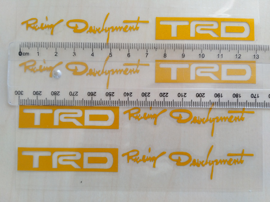 Наклейка на ручки авто № 8 Желтая ( светоотражающи Киев - изображение 5