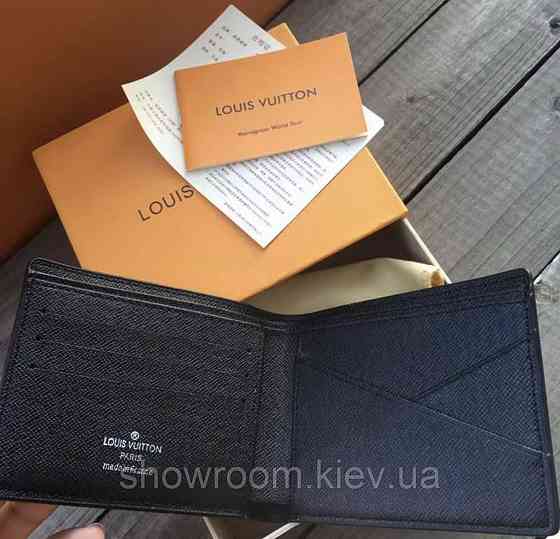 Чоловічий брендовий портмоне (60895-1) Lux подарункова упаковка Київ