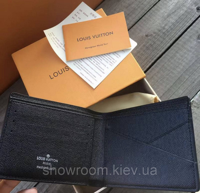 Чоловічий брендовий портмоне (60895-1) Lux подарункова упаковка Київ - фото 6
