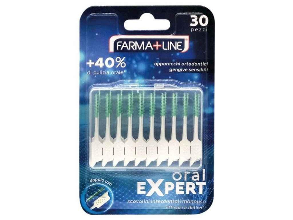Щіточки міжзубні 30шт Oral Expert 2в1 ТМ FARMA LINE Київ - фото 1