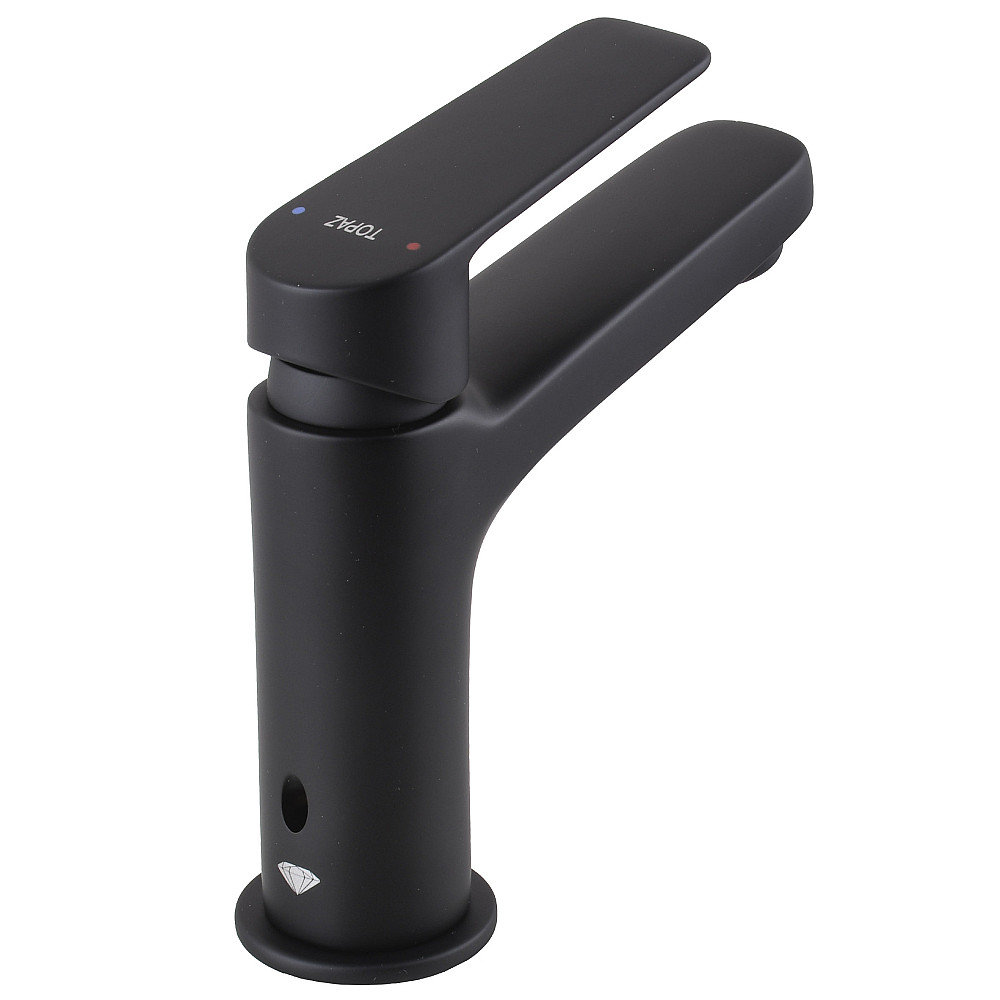 Змішувач для умивальника TOPAZ CAPRI TCA-15207-H44-BL картридж D25, H=140, шланги 45см Тернополь - изображение 6