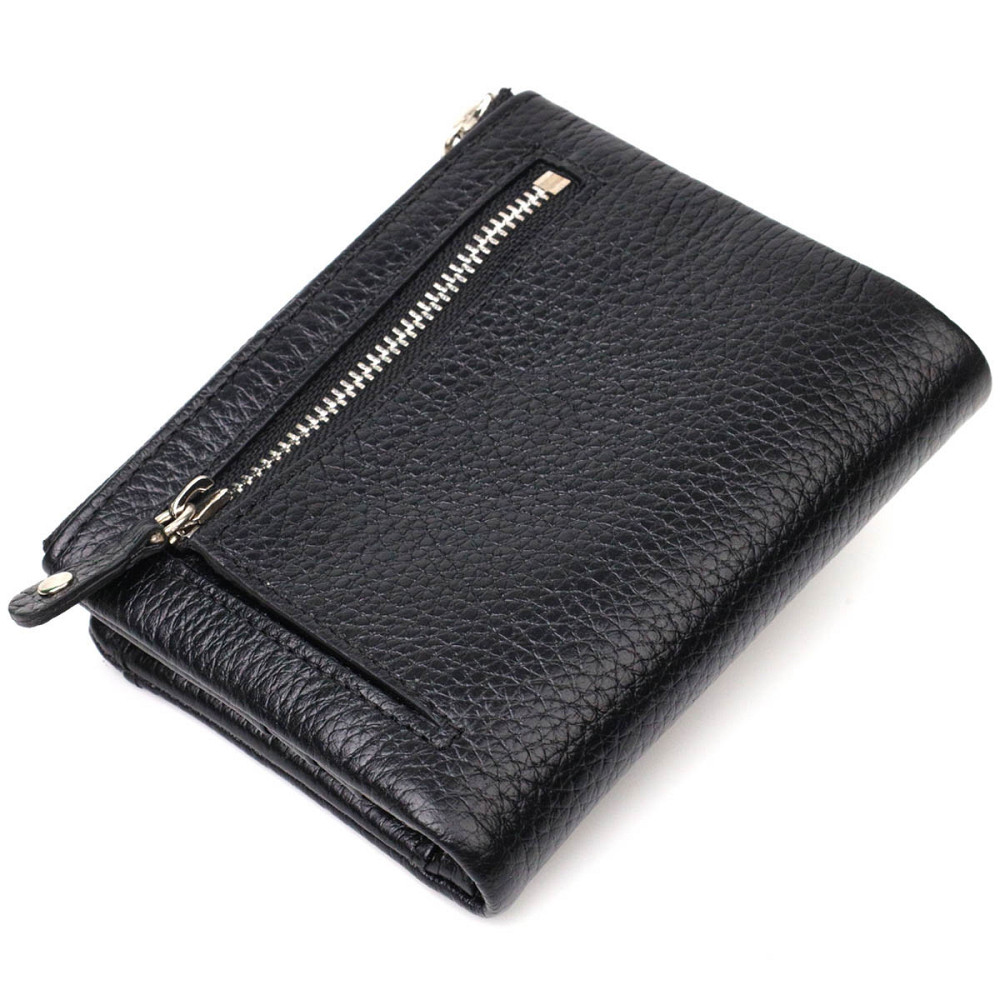 Практичный женский кошелек из натуральной кожи Tony Bellucci 22060 Черный Киев - изображение 10