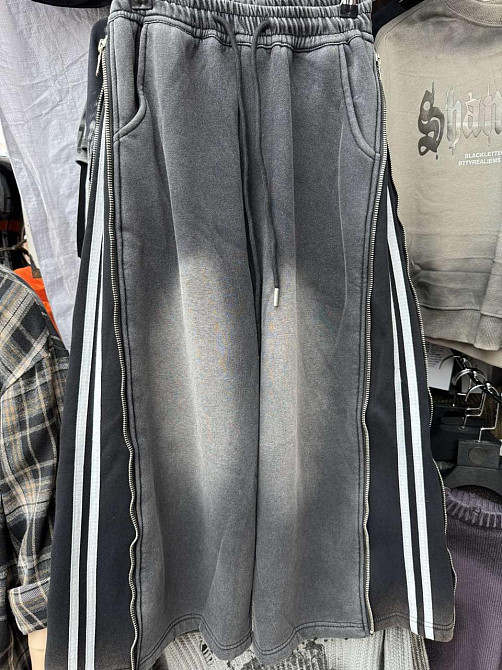 Теплые широкие спортивные штаны  для девочки подростка 120,130,160 Николаев - изображение 2