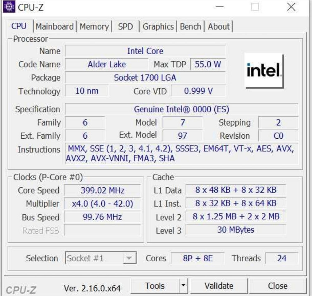 Процесор Intel Core i9-12900hx (QYQZ) Харків - фото 4