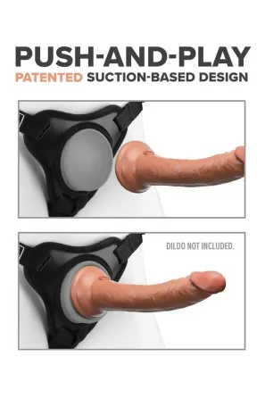 Трусики для страпону Pipedream Body Dock Elite Mini Harness, чорні Sex Aura Київ