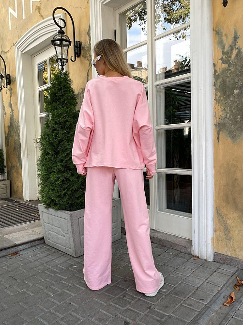 Жіночий стильний повсякденний костюм турецька двонитка Одеса - фото 3