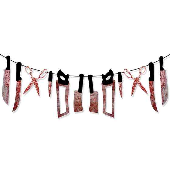 Гирлянда на Хэллоуин one size разноцветный Киев