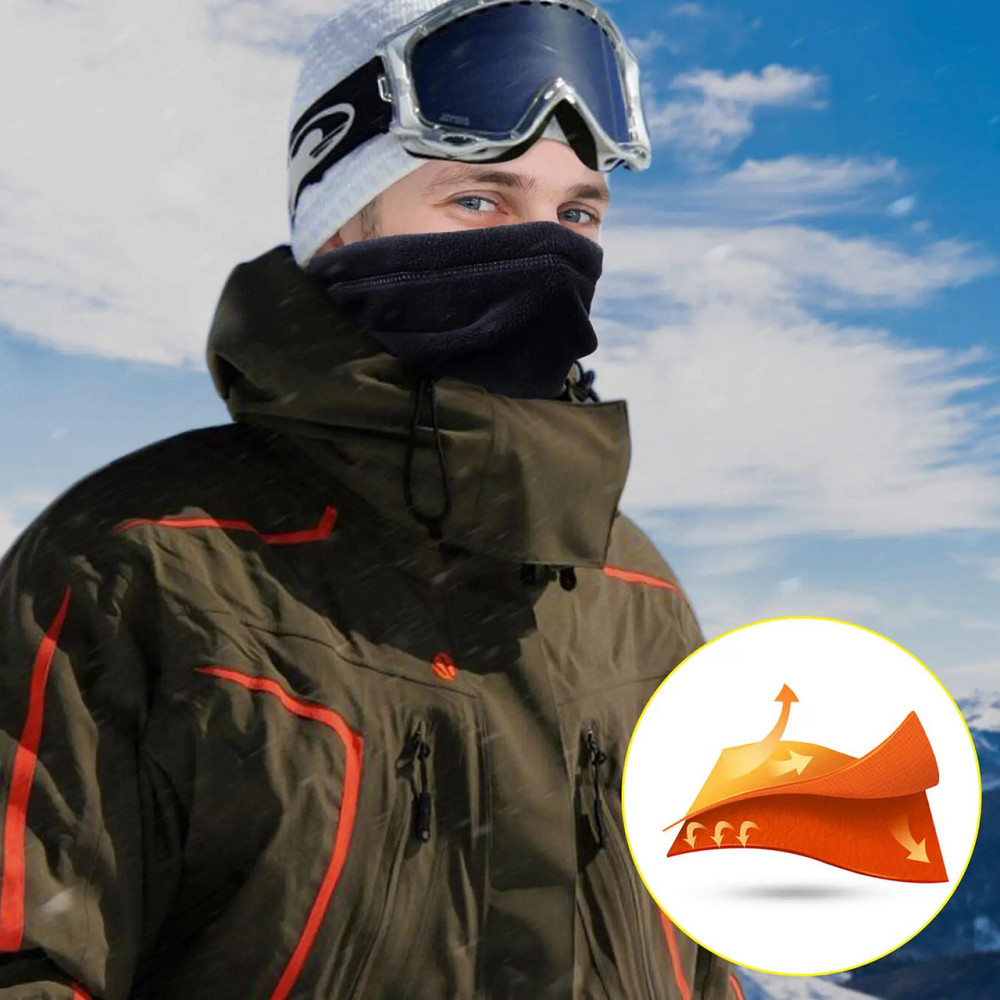 Зимовий теплий бафф Чорний SBR Київ - фото 2