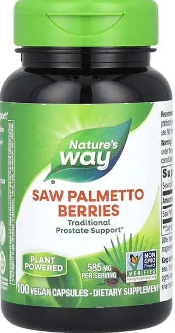 Со Пальметто для чоловіків Nature's Way Saw Palmetto 585 мг 100 капс Київ - фото 1