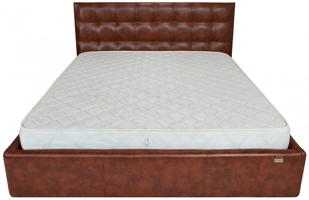 Кровать Двуспальная Chester New VIP 180 х 190 см Мадрас Whisky С дополнительной металлической цельносварной рамой Коричневый Киев - изображение 10