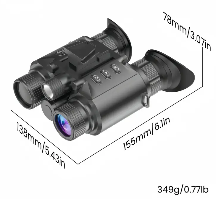 Бинокль ночного видения Z9158 4K FHD HD 850нм (до 600м в темноте) MicroSD 64GB Винница - изображение 6