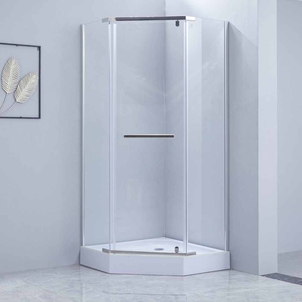 Душевая кабина Lidz Dozorca SC90x90.CRM.LOW.TR, стекло прозрачное 6 мм Киев - изображение 7