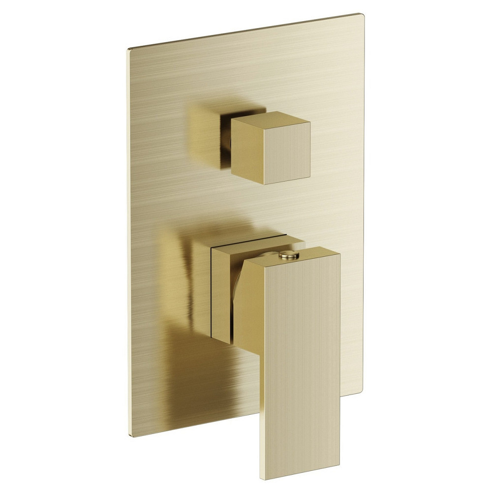 Змішувач прихованого монтажу VOLLE PARDO cepillado oro на 2 споживачі золото Київ - фото 1