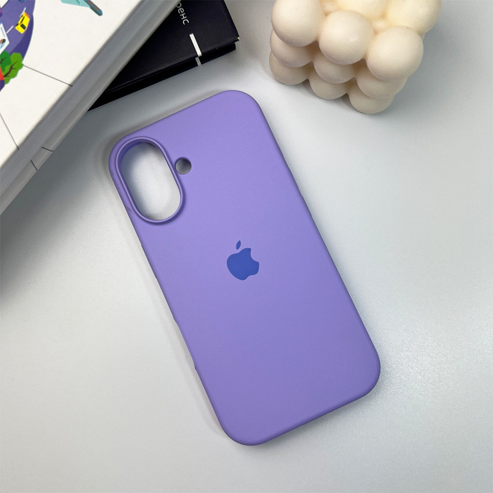 Чохол Silicone для Apple iPhone 16, Елегантний Пурпурний Київ - фото 2