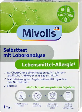 Mivolis Selbsttest mit Laboranalyse Lebensmittel-Allergie 1 Anwendung Мивос Самотестирование с лабораторным анализом на аллергию Львов - изображение 1