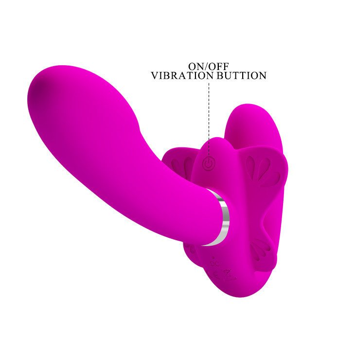 Безремневой страпон с вибрацией Pretty Love Valerie фуксия, 19.2 х 3.3 см Sex Aura Киев - изображение 8