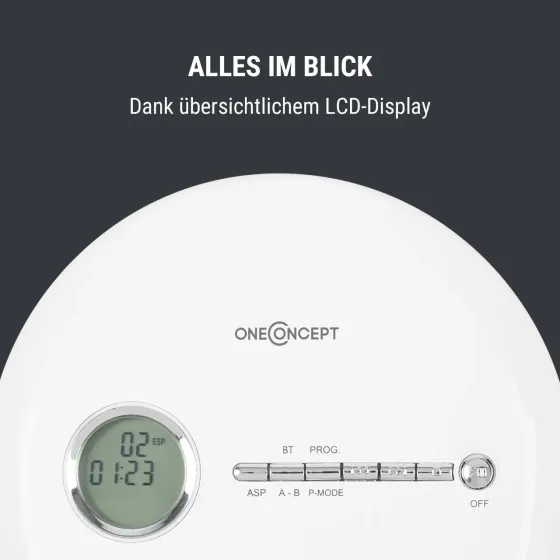 Портативный CD плеер OneConcept CDC 100 Discman MP3-CD ЖК-дисплей Германия Днепр