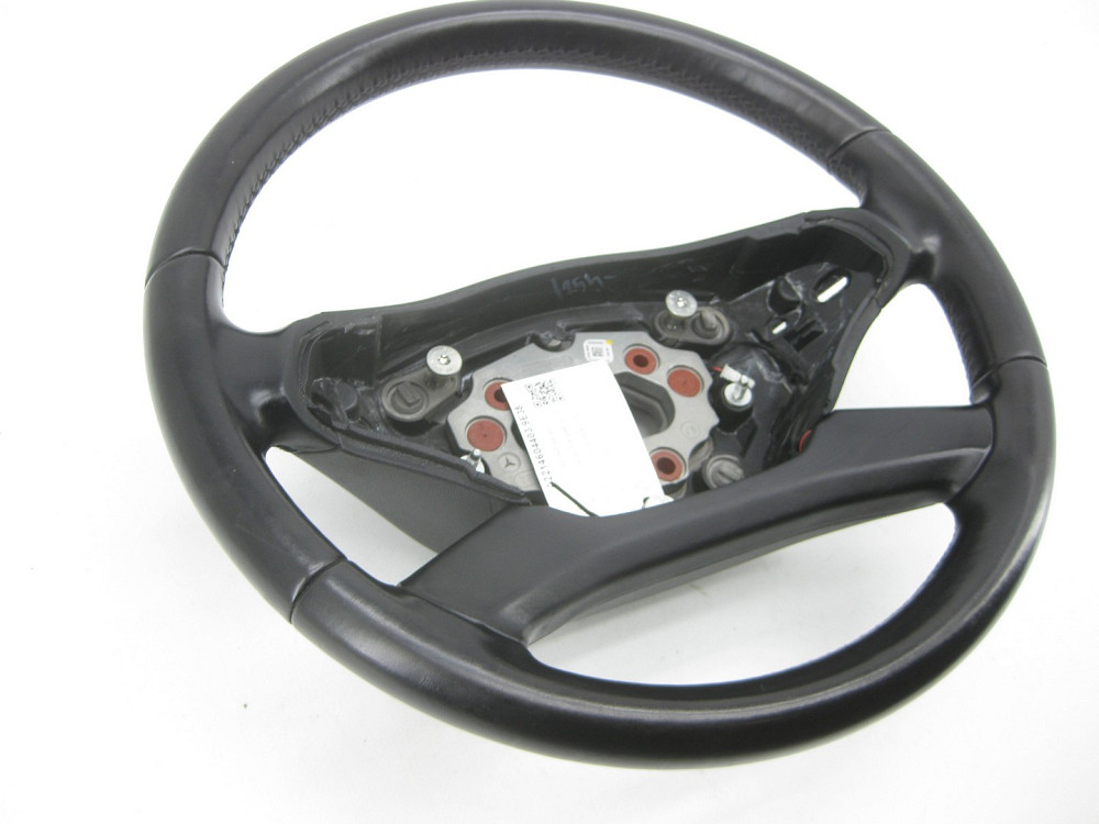 Mercedes-Benz  A2214604403 9E38 Кермо чорна шкіра рестаїл з вібромотором розпізнавання смуги S-class short W221 S-class long V221 Одеса - фото 6