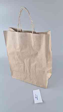 Пакет с ручками бумажный 29*23*12 коричневый №4 (25 шт) Харків