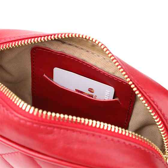 Сумка з натуральної шкіри Червоний (Tony Perotti) Київ