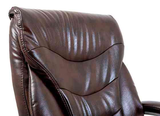 Офісне Крісло Керівника Richman Cagliari Madras Dark Brown Хром М2 AnyFix Коричневий Київ