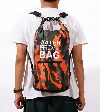 Рюкзак водонепроникний 2 л хакі Київ - фото 3