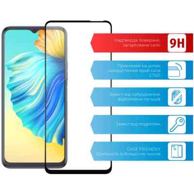 Стекло защитное ACCLAB Full Glue Tecno Spark 8p (1283126533136) Винница