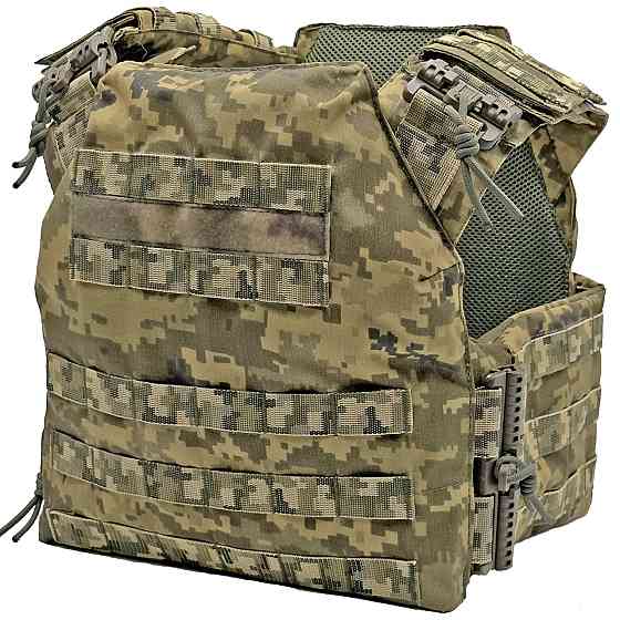 Плитоноска 25 х 30 Піксель ММ-14 Cordura зі швидким скиданням Запоріжжя