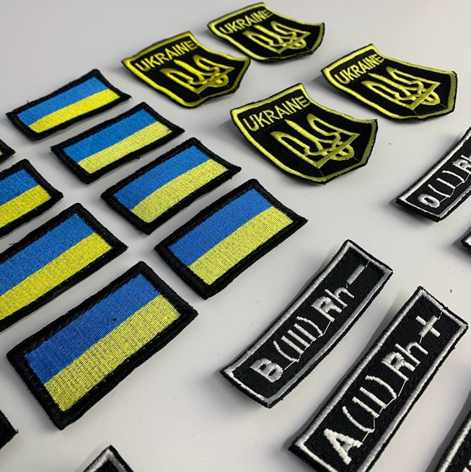 Шеврони України на одяг, якісні військові нашивки на липучці, текстильMasterSem Київ - фото 6