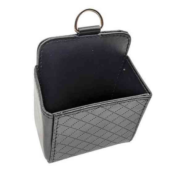 Підвісний органайзер для автомобіля на вентиляцію авто-органайзер кишеня для дрібниць і документів чорний Мукачево