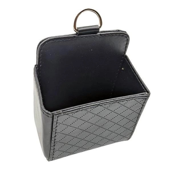 Підвісний органайзер для автомобіля на вентиляцію авто-органайзер кишеня для дрібниць і документів чорний Мукачево - фото 2