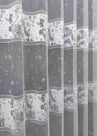 Тюль VR-Textil 1528т Преміум Жакард Білий 300х270 см (42-0347) Київ