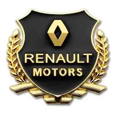 Автознамет Renault Motors наклейка Полтава