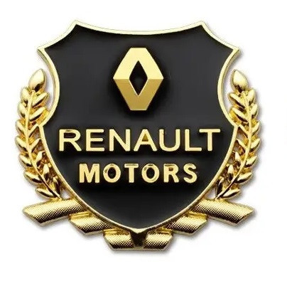Автознамет Renault Motors наклейка Полтава - фото 1