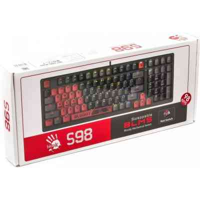 Клавиатура A4Tech Bloody S98 RGB BLMS Red Switch USB Sports Red (4711421000390) Винница