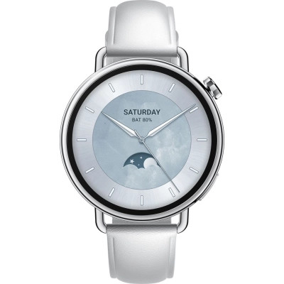 Смарт-часы Xiaomi Watch S4 41mm Leather Strap Білий BHR07VUGL (1166774) Винница - изображение 2