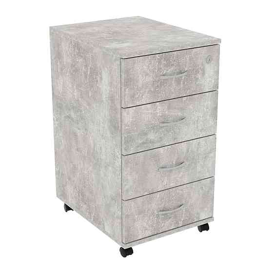 Тумба офисная ТМ-1, Бетон, 400/520/750 Львов