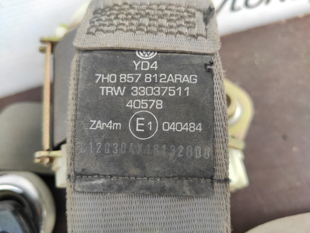 Ремінь безпеки VW T5 2003-2009 (7H0857812) Ковель - фото 2