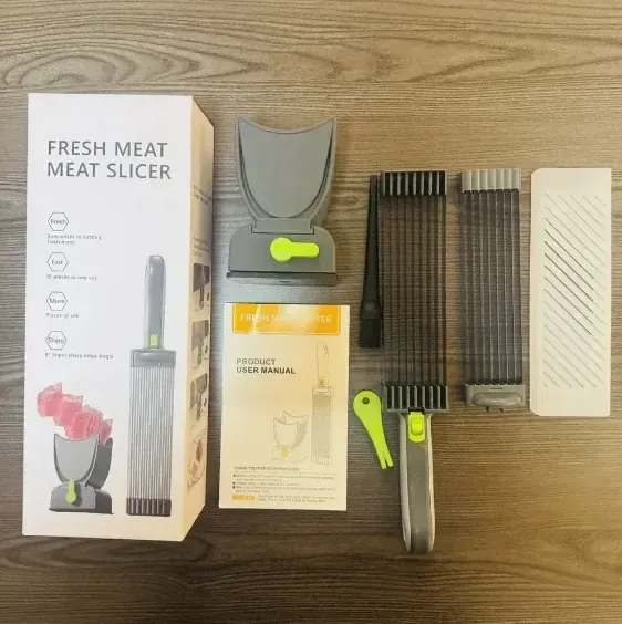 Мясорубка ручная для мяса – слайсер для нарезки AND LY-824 Коломыя - изображение 2