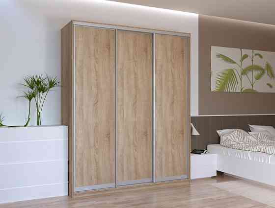 Шкаф-купе трехдверный Doros Сити Лайт 180х60х225 см Дуб сонома (DRS-011095) Днепр