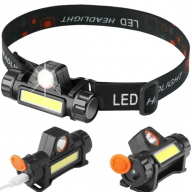 Налобний ліхтар Police BL-872 XPE+COB з магнітом і USB-зарядкою Одеса