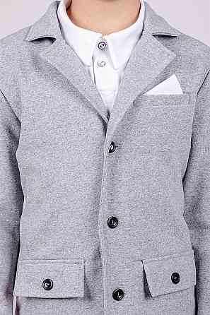 Піджак для хлопчика (антрацит, сірий, темно-сірий ) топ Крохатушка одяг Київ