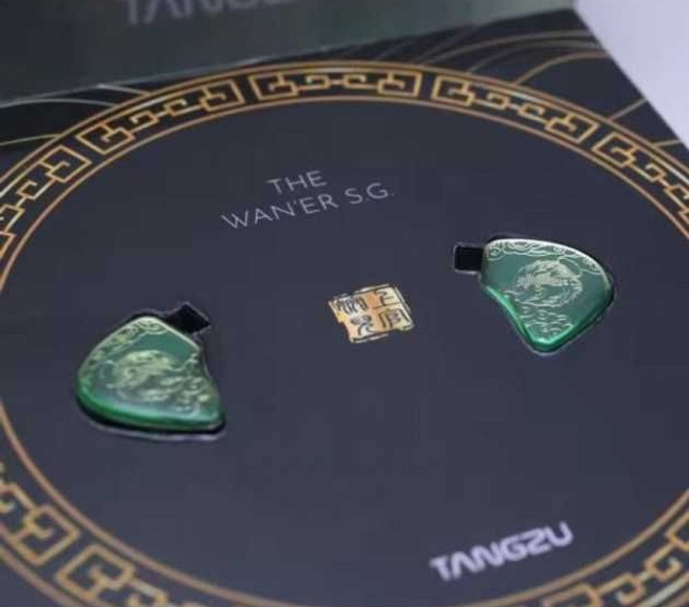 TANGZU WAN'ER SG] Jade Green/ качественные и красивые наушники +12 амбушюр. Киев - изображение 2