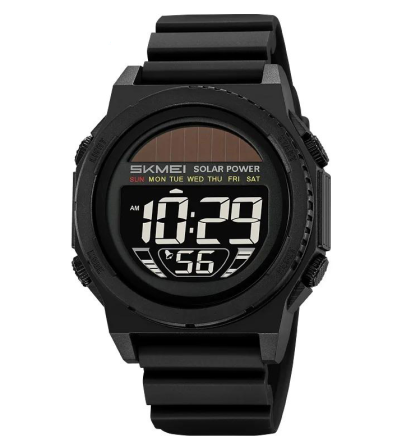 Часы наручные SKMEI 2358BKBK, BLACK-BLACK, Solar Power, 11464 Днепр