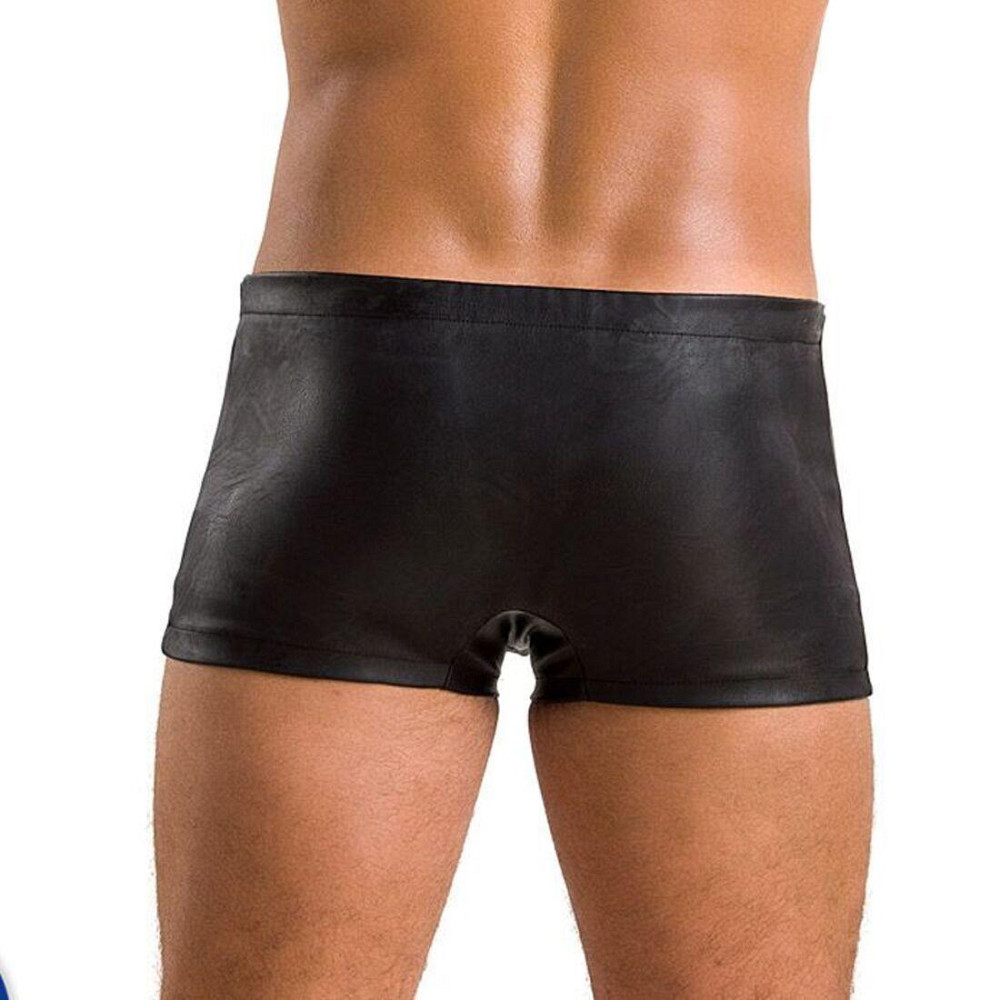 Мужские кожаные боксеры с заклепками Passion 048 SHORT DAVID S/M Black Sex Aura Киев - изображение 2