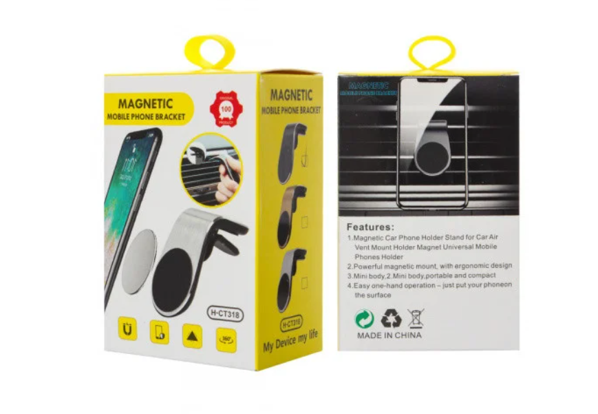 Магнітний тримач для телефону в автомобіль H-CT318 Дніпро - фото 2