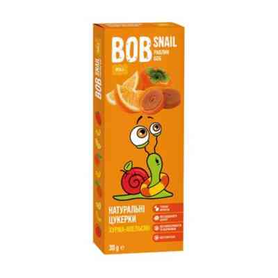 Цукерка Bob Snail Равлик Боб Хурма-Апельсин, 30 г (4820219343196) Вінниця