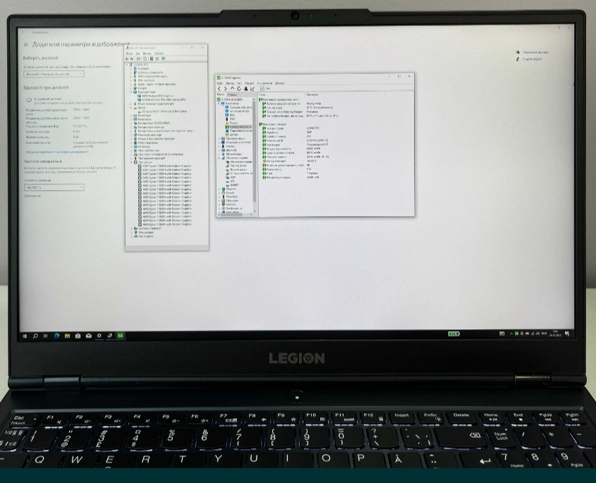 Ноутбук: Lenovo Legion 5,2K, 165Hz, Ryzen 7, 5800H, Київ - фото 8
